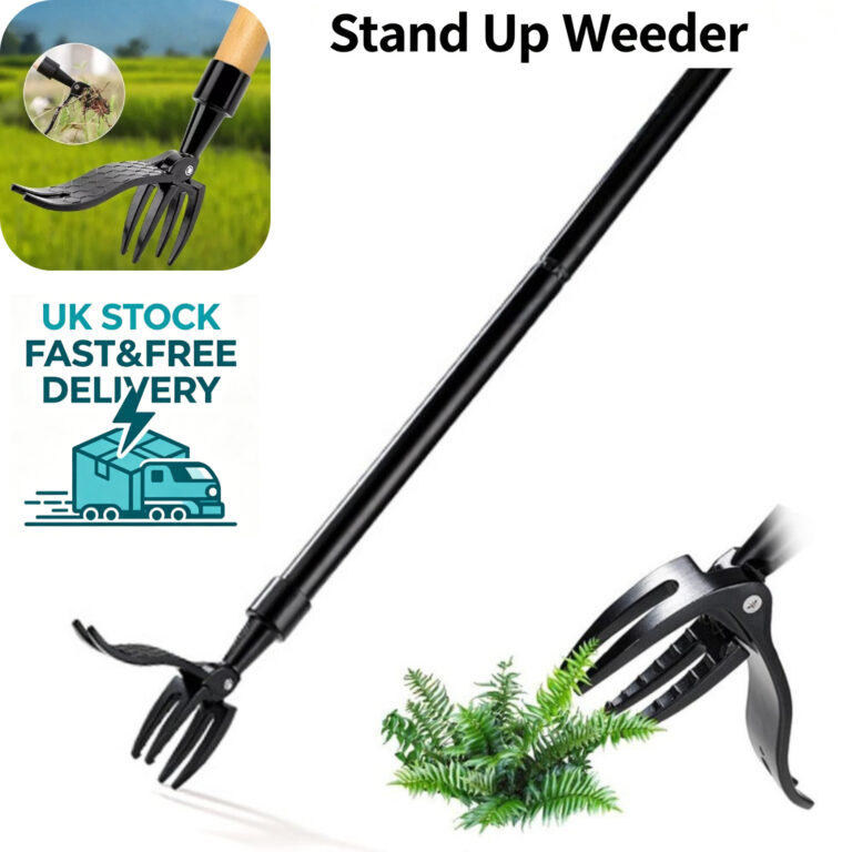 stand up weeder puller weed claw grass root remover killer manual garden tool