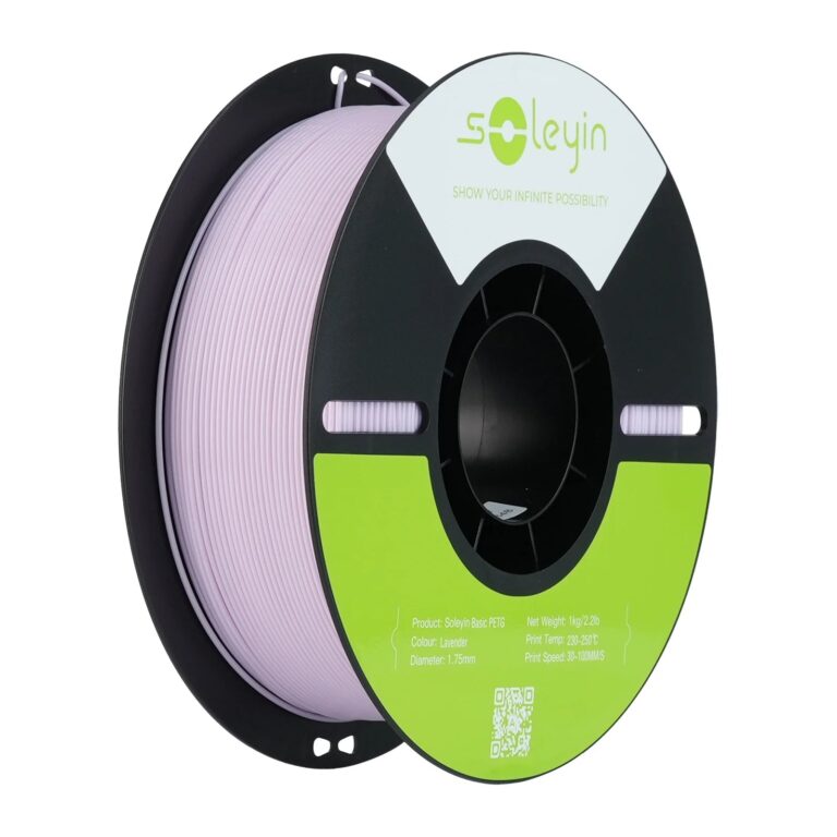 soleyin basic petg 3d printing filament 1kg – lavender
